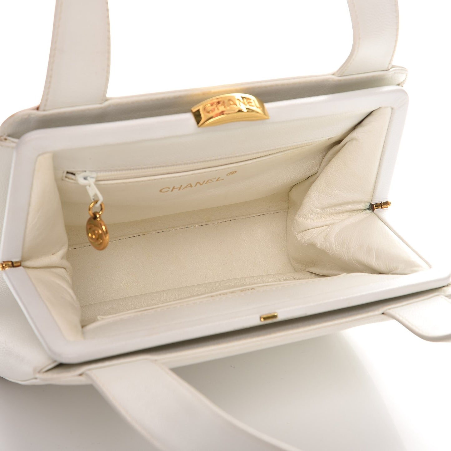 Caviar Frame Evening Bag Black