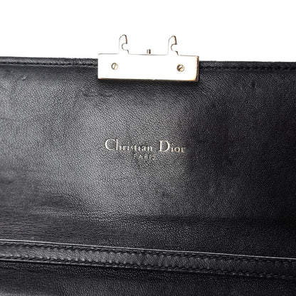 Christian Dior Lambskin Cannage Miss Dior Chain Wallet Black 7 of 10