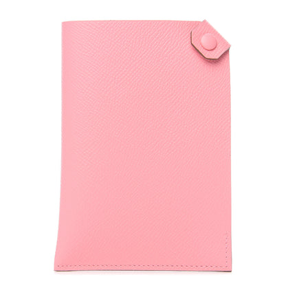Hermes Chevre Mysore Tarmac PM Passport Holder Rose Confetti 1 of 6