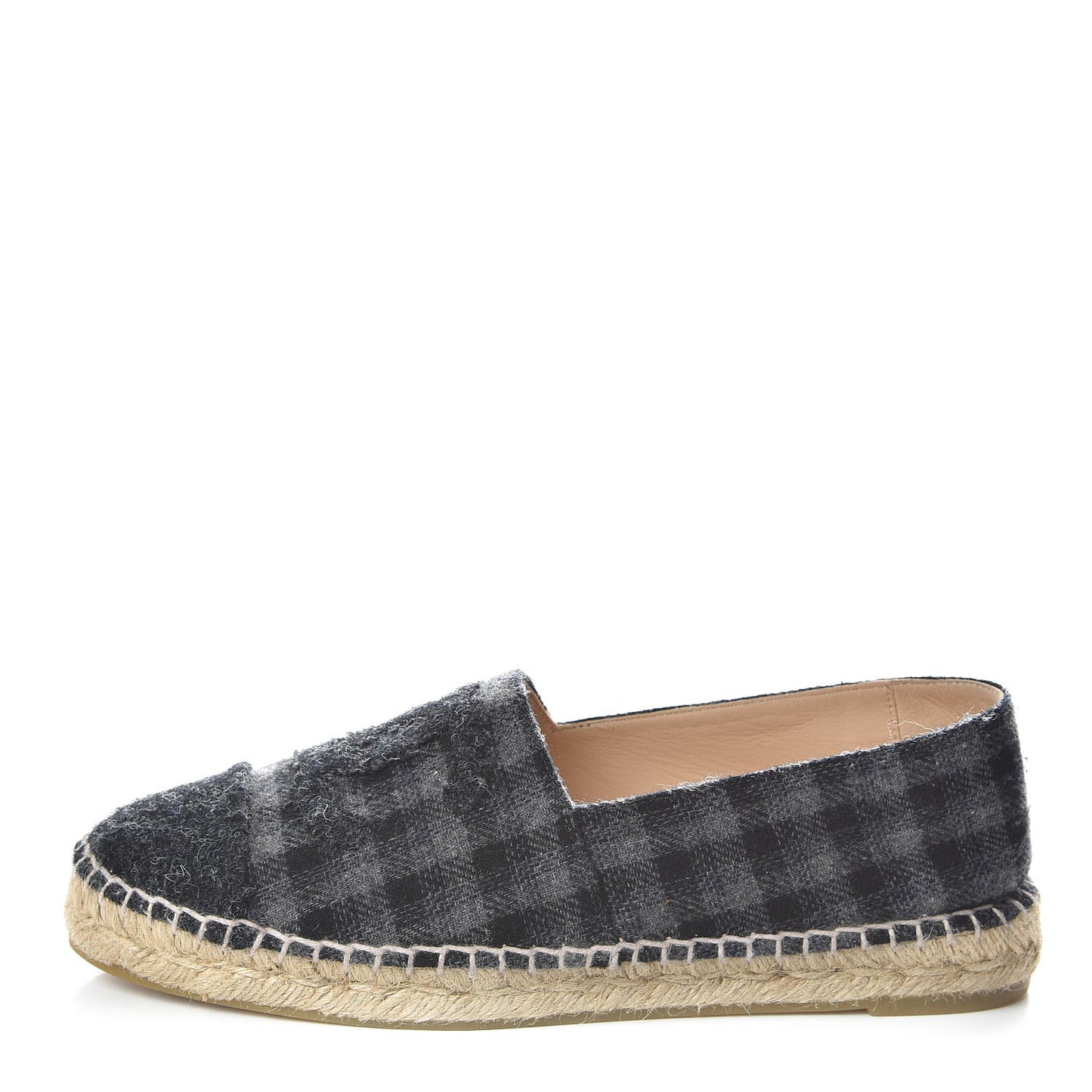 Flannel CC Espadrilles 38 Dark Grey Black