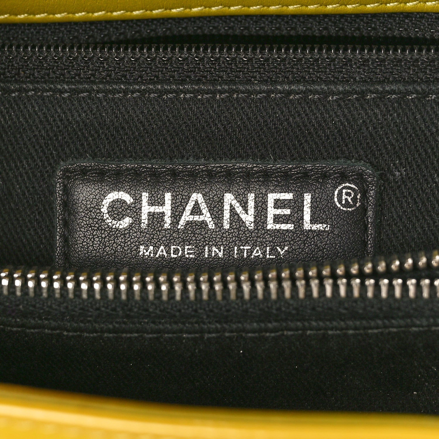 Chanel Patent Quilted Coco Shine Small Accordion Flap Yellow 6 of 10