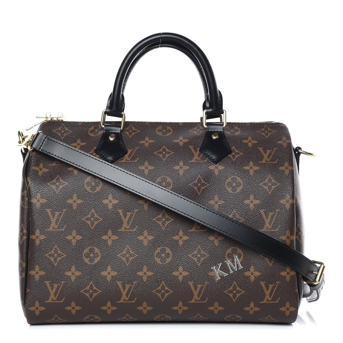 Monogram My World Tour Speedy Bandouliere 30 Black