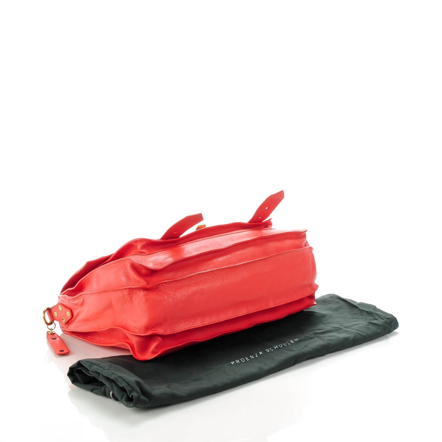 Lambskin Large PS1 Satchel Deep Coral