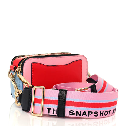 Marc Jacobs Saffiano Small Snapshot Camera Bag Tart Pink Multicolor 3 of 10
