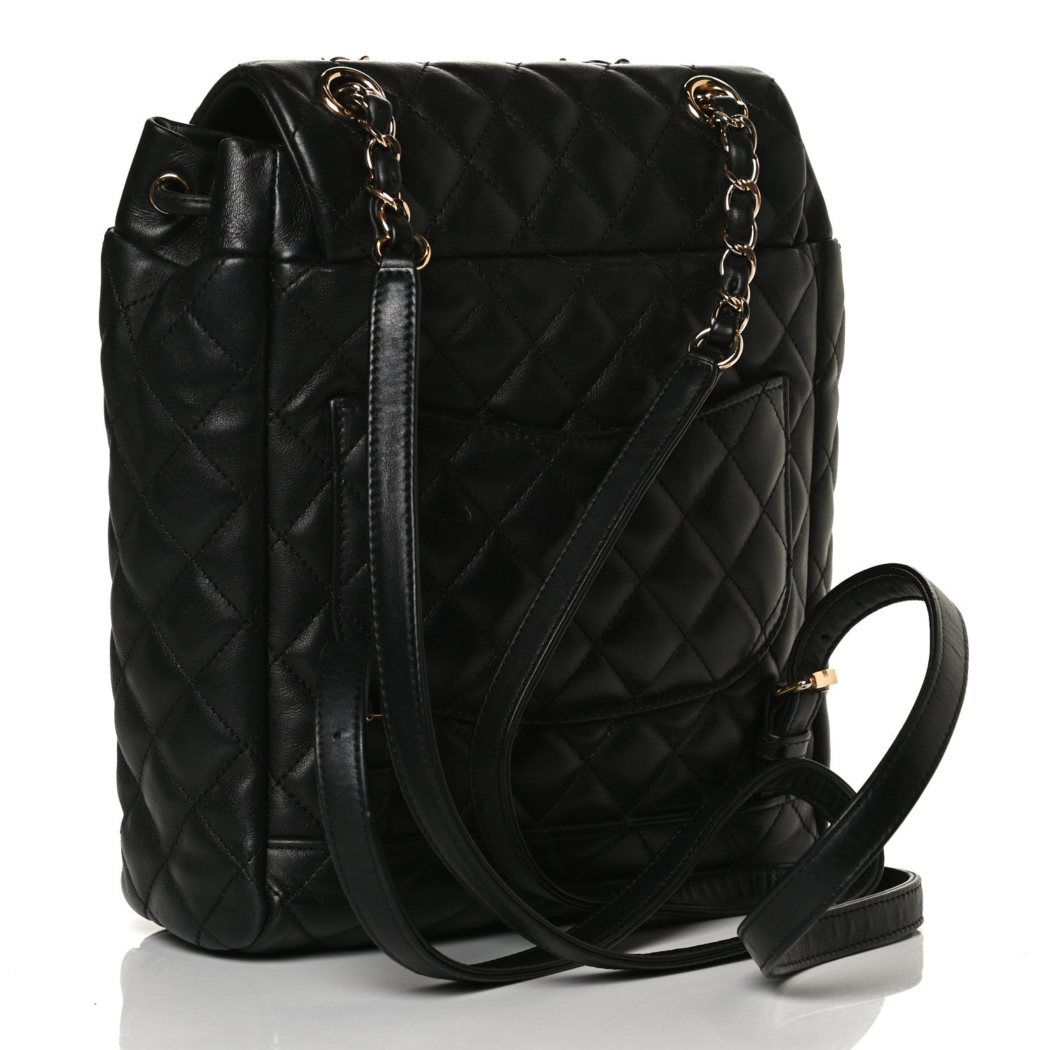 Chanel Lambskin Quilted Small Urban Spirit Backpack Black 3 of 13