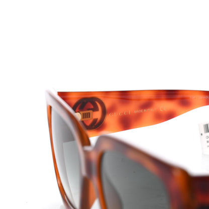 Gucci Acetate Square Frame Sunglasses GG0141S Tortoise 5 of 8