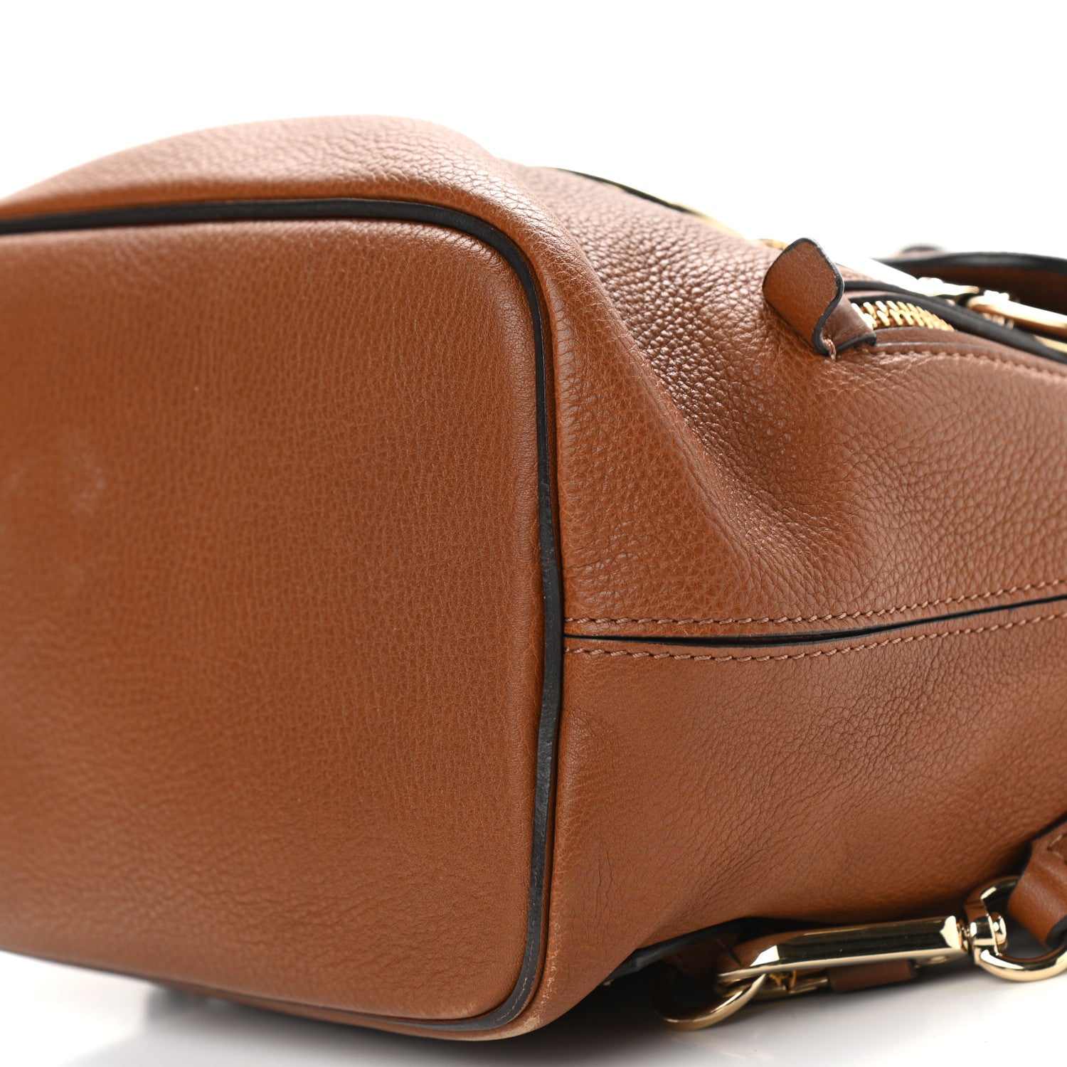 Chloe Suede Calfskin Medium Faye Backpack Tan 10 of 12