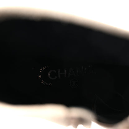Chanel Suede Calfskin Platform Short Boots 40 Beige 8 of 10