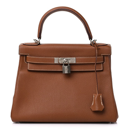 Hermes Togo Kelly Retourne 28 Gold 1 of 14