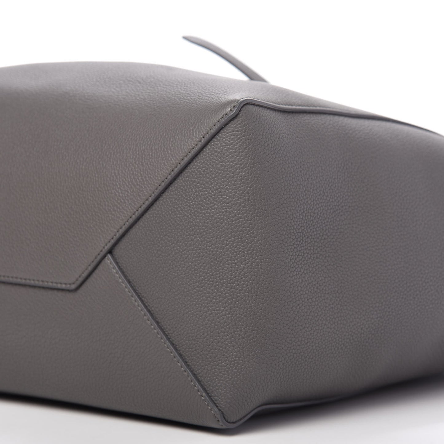 Soft Grained Calfskin Small Belt Cabas Phantom Stone