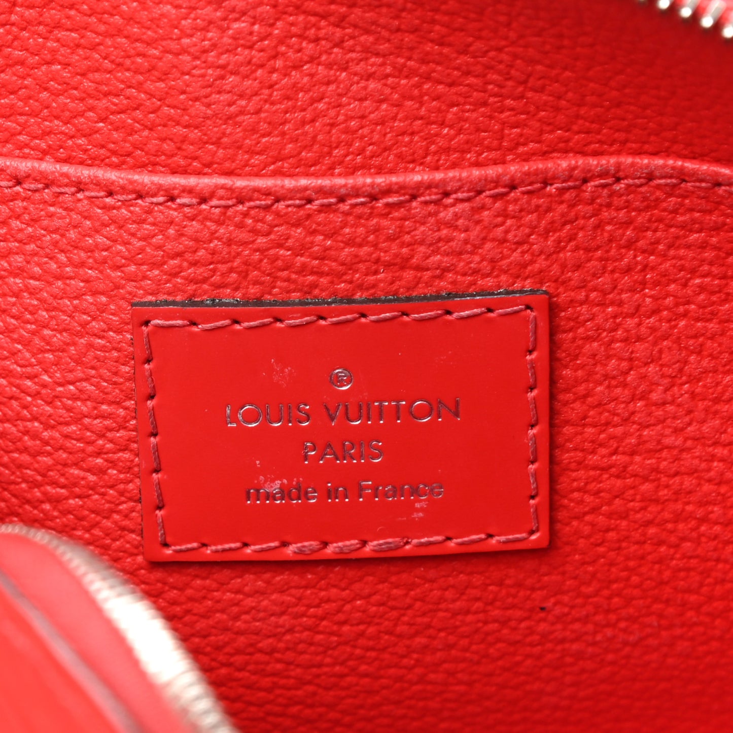 Epi Cosmetic Pouch Coquelicot