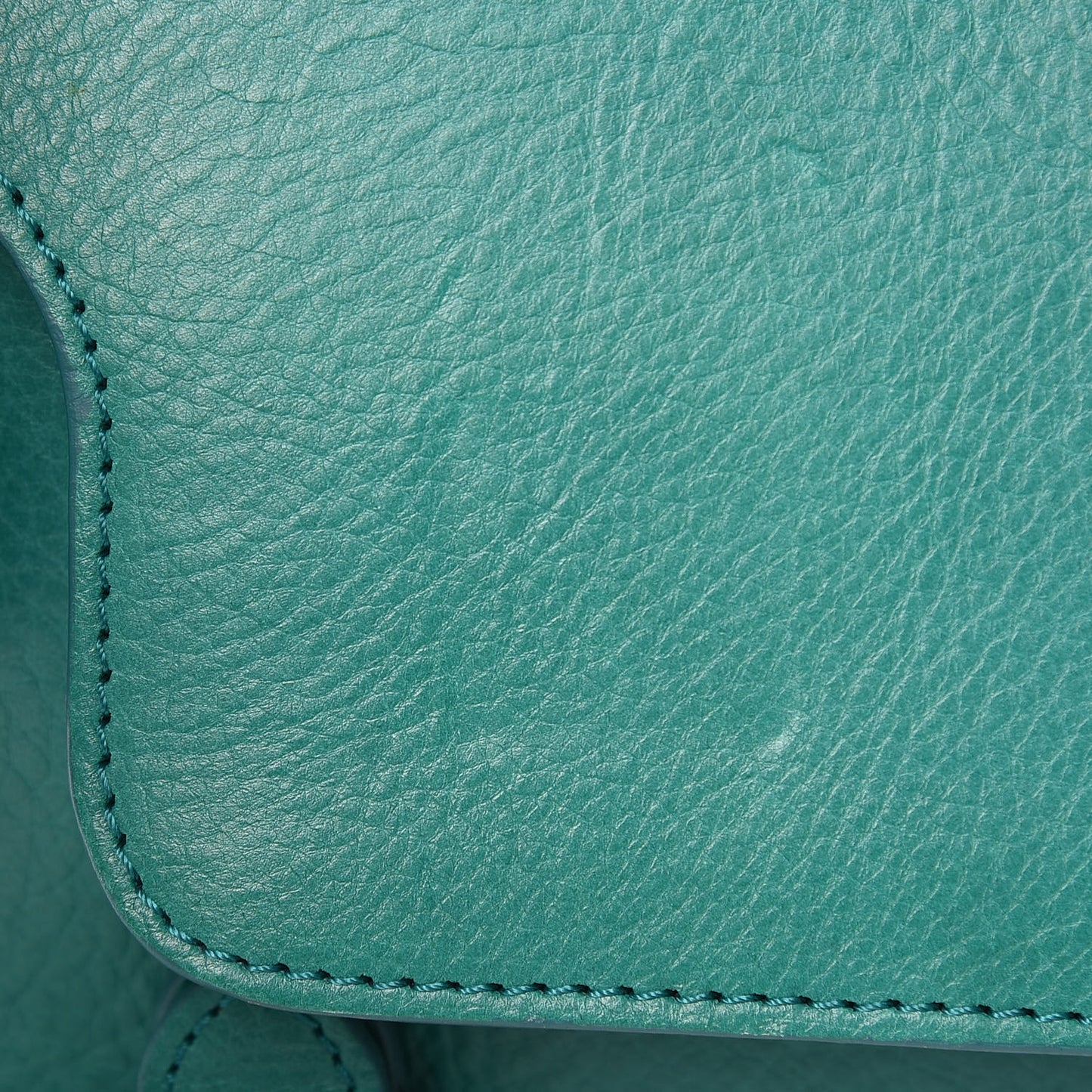Calfskin PS11 Classic Shoulder Bag Emerald