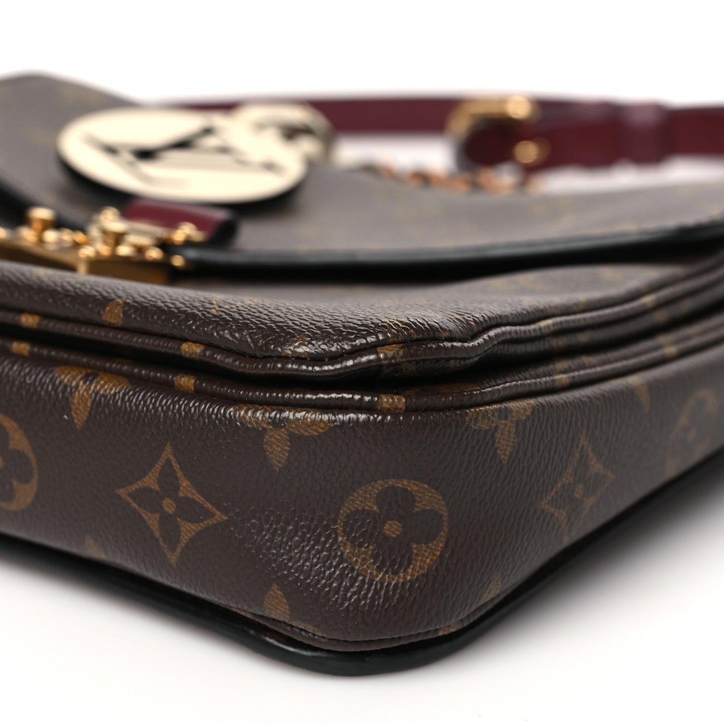Monogram Braided Pochette Metis Safran