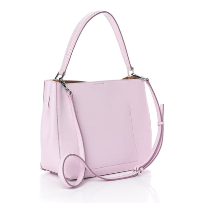 MCM Grained Calfskin Sarah Medium Visetos Hobo Prism Pink 3 of 10