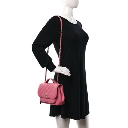Chanel Caviar Quilted Medium Business Affinity Flap Light Pink 2 of 14