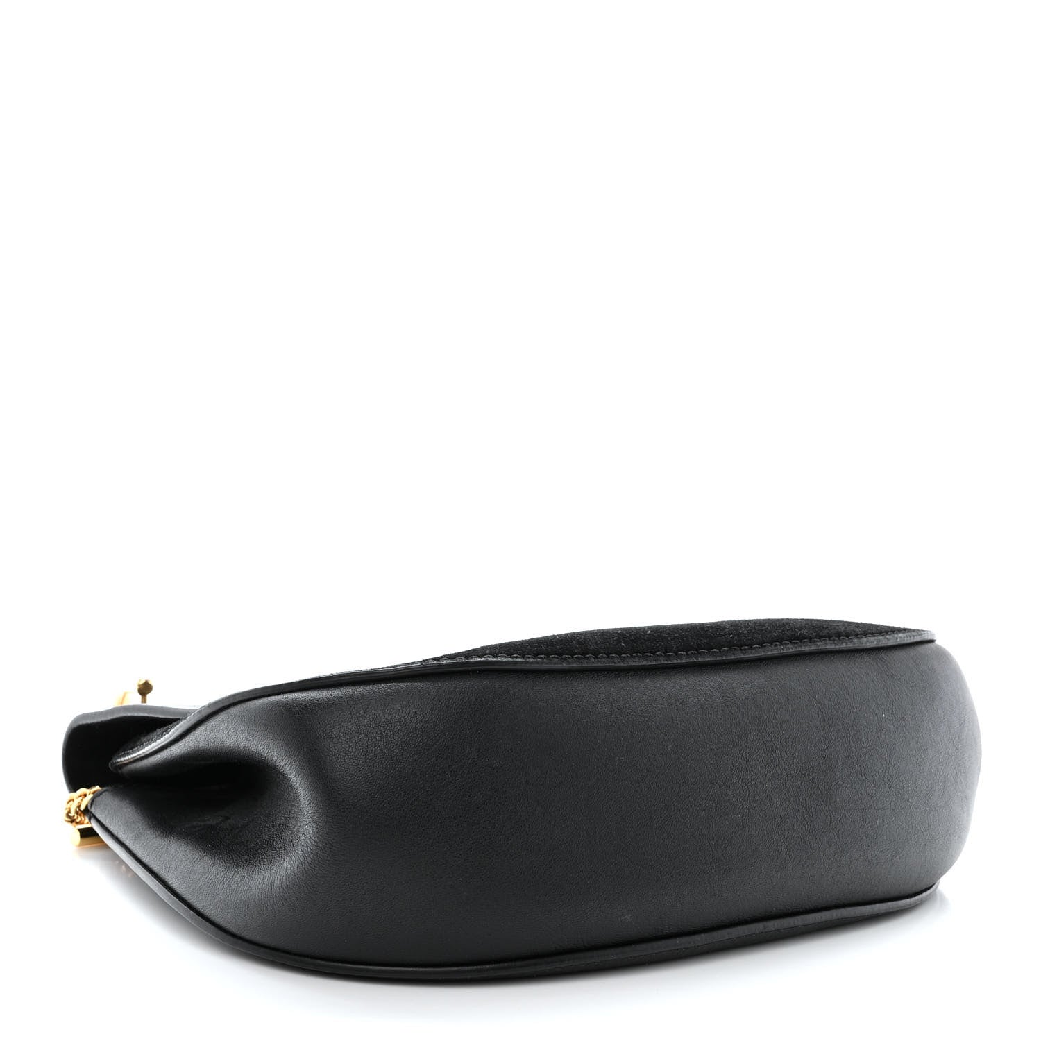 Chloe Suede Smooth Calfskin Drew Shoulder Bag Black 4 of 12
