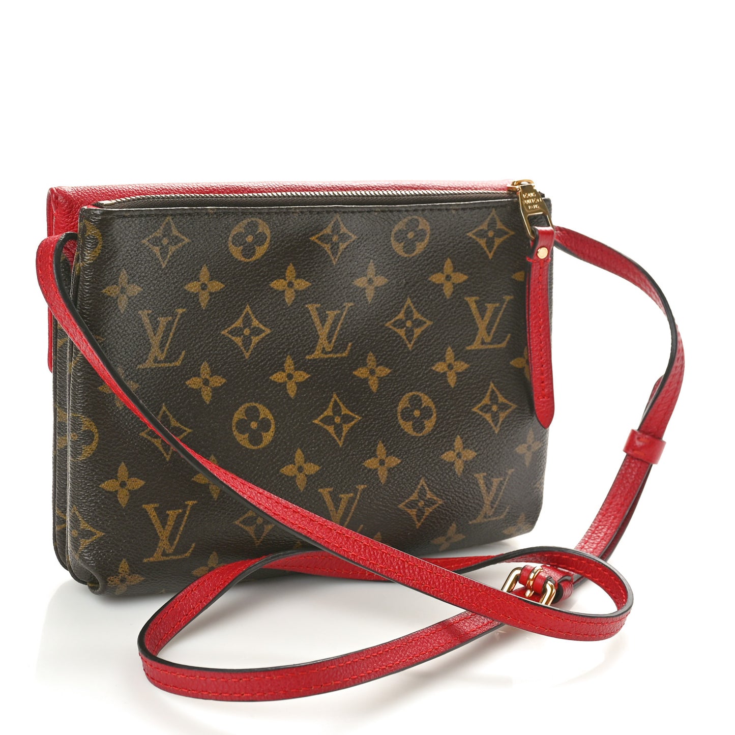 Monogram Twice Pochette Cherry