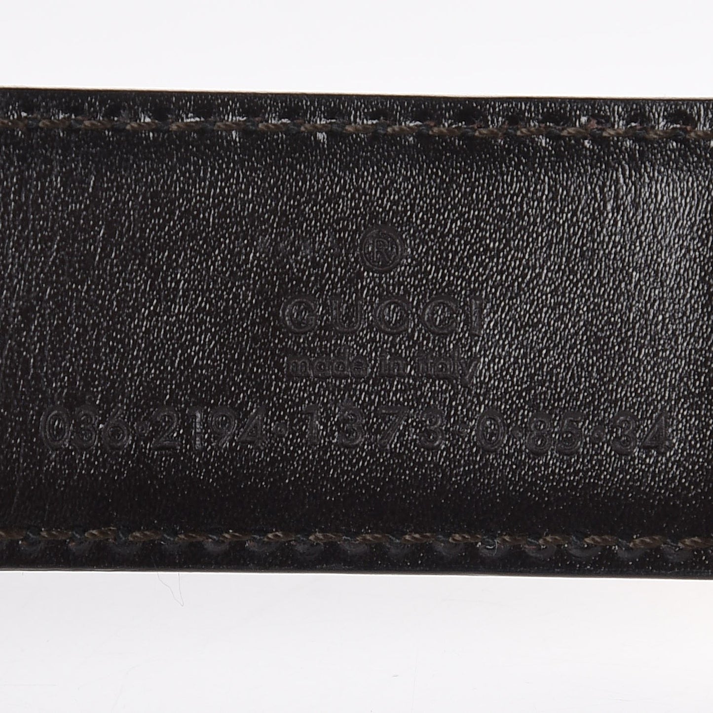 Calfskin Reversible Square G Buckle Belt 85 34 Black Brown