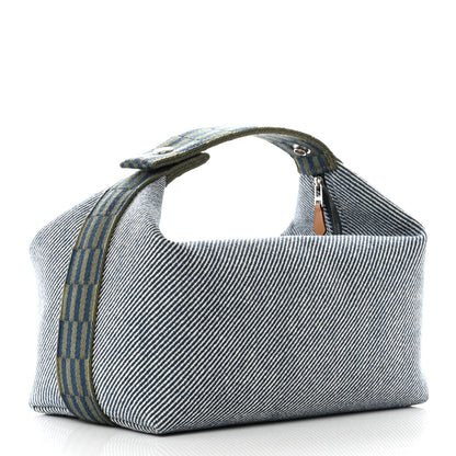 Hermes Wool Large Bride-A-Brac H Natte Pouch Bleu Abysse 3 of 9