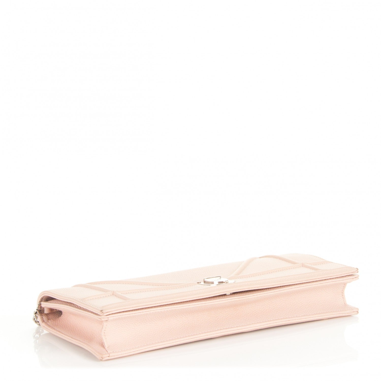 Christian Dior Grained Calfskin Diorama Pochette Nude 4 of 6