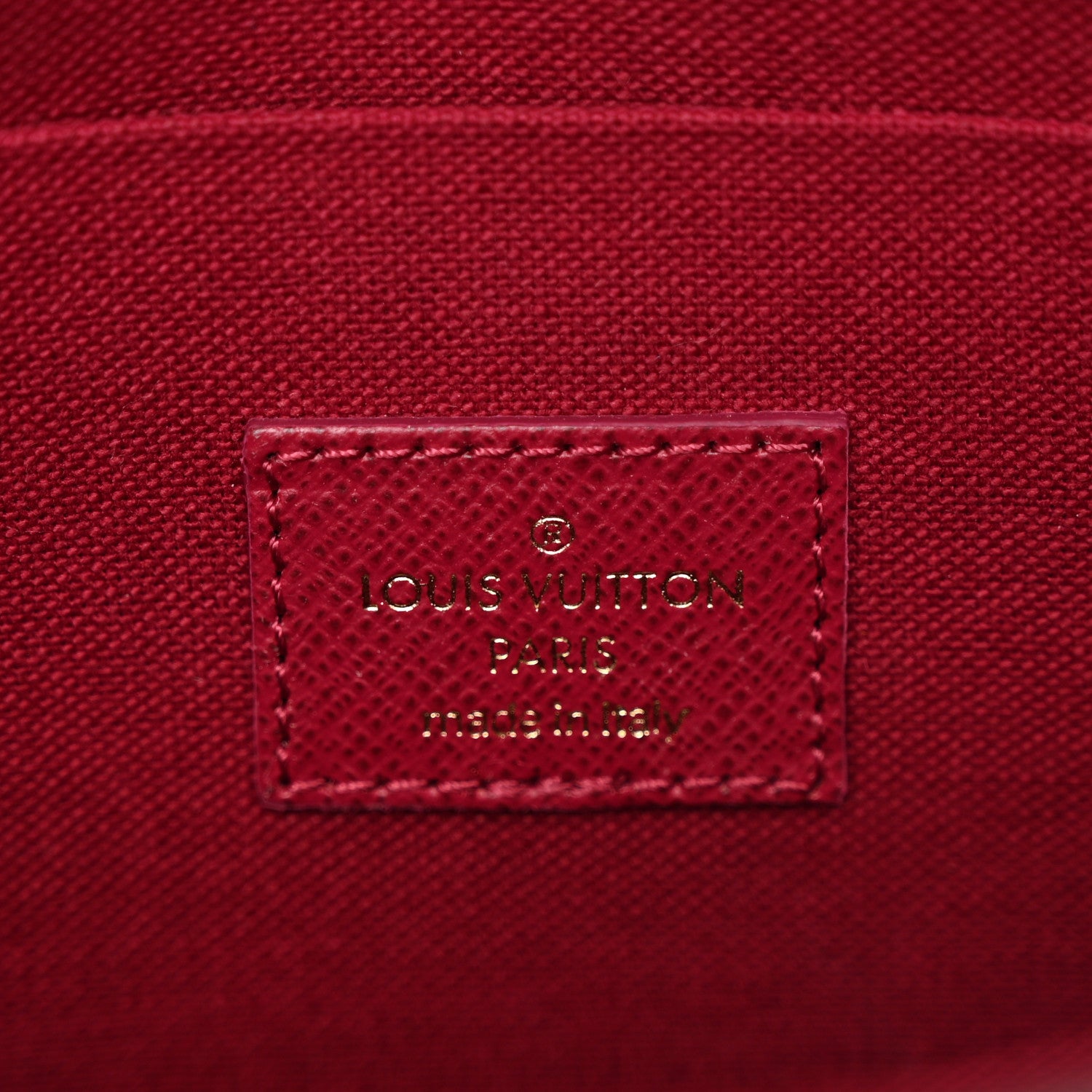 Louis Vuitton Monogram Pochette Felicie Chain Wallet Fuchsia 7 of 10