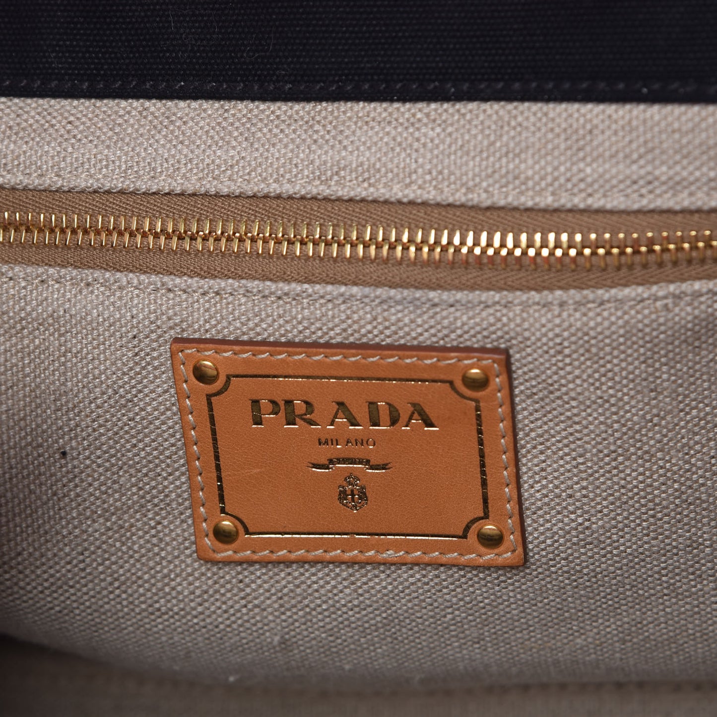 Canapa Striped Tote Arancio