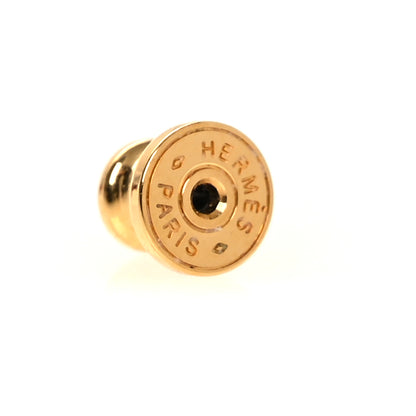 Hermes Gold Lacquered Mini Pop H Earrings Rouge Grenat 4 of 8