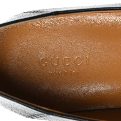 Gucci Goatskin Womens Horsebit Mid-Heel Loafers 38 Black 7 of 8