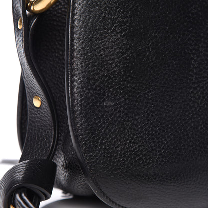 Chloe Grained Calfskin Medium Hudson Tassel Shoulder Bag Black 20 of 22