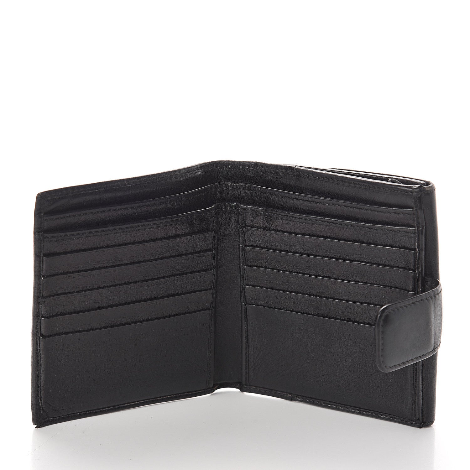Gucci Calfskin Compact Britt Wallet Black 4 of 5