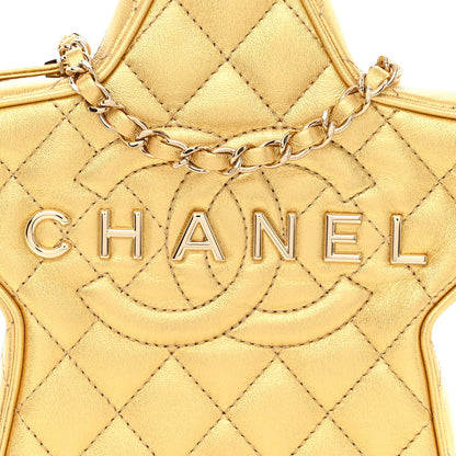 Chanel Metallic Lambskin Quilted Walk Of Fame Star Bag Gold 8 of 11
