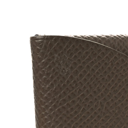 Hermes Epsom Calvi Duo Card Case Etoupe 8 of 9