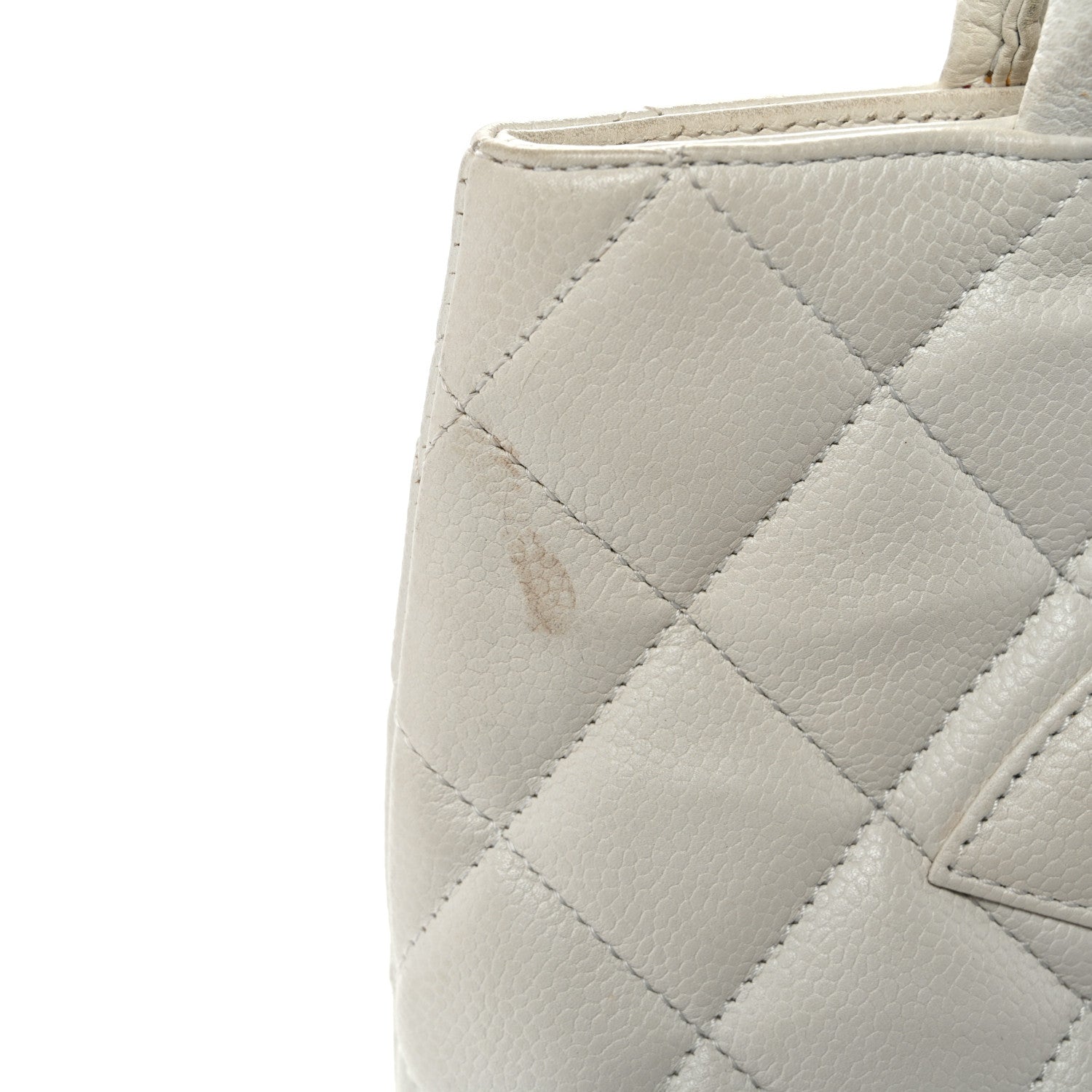 Chanel Caviar Quilted Medallion Tote White 12 of 12