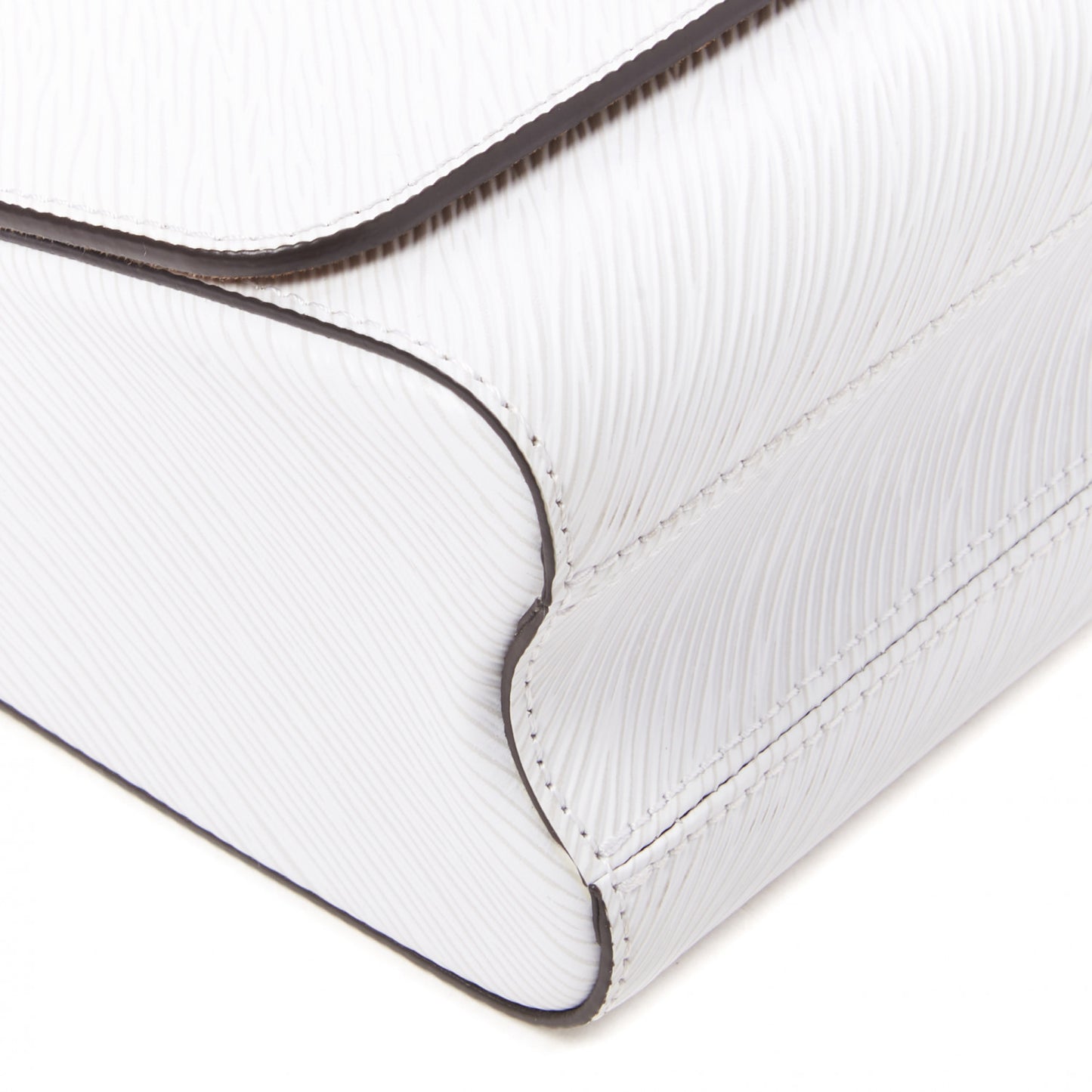 Epi Twist Shoulder Bag MM White