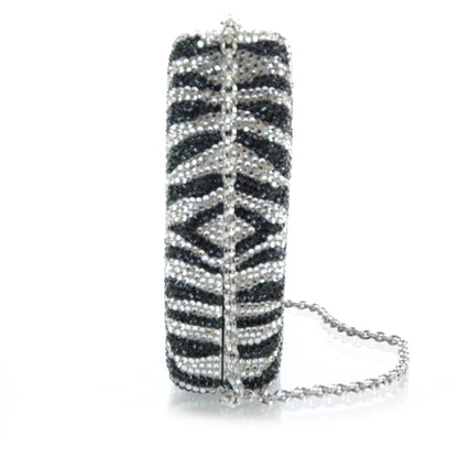 Judith Leiber Austrian Crystal Zebra Evening Bag 3 of 7