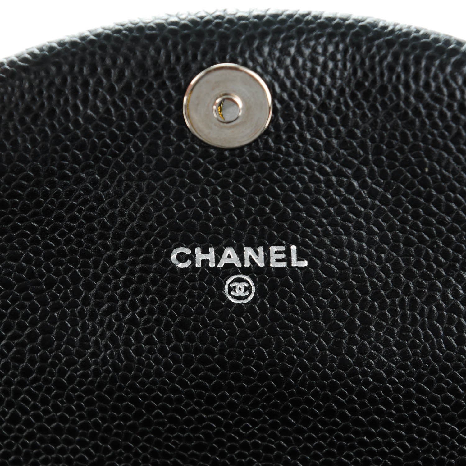 Chanel Caviar Half Moon Wallet On Chain WOC Black 5 of 8
