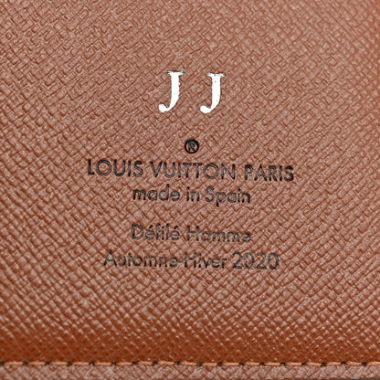 Louis Vuitton Monogram Eclipse Patchwork Portefeuille Brazza Wallet 6 of 7