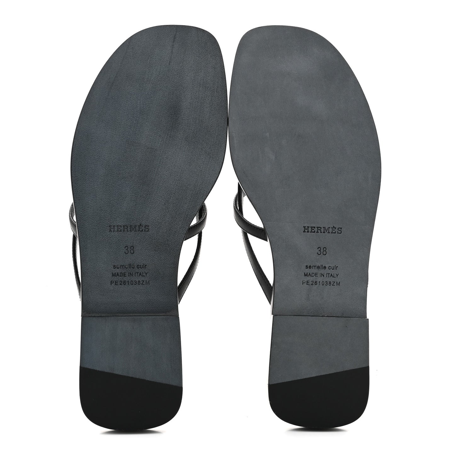 Calfskin Miss Sandals 38 Black