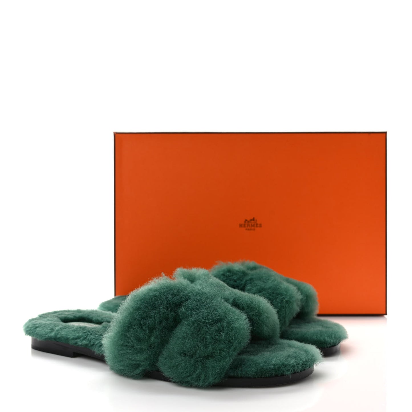 Woolskin Oran Sandals 39 Vert Anglais