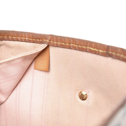 Louis Vuitton Damier Azur Neo Neverfull MM Rose Ballerine 8 of 23