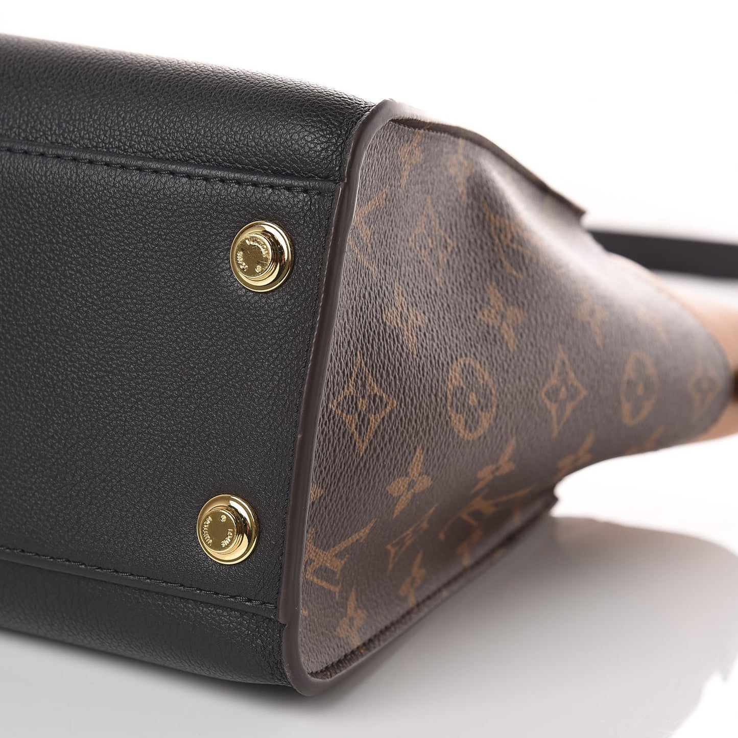 Calfskin Monogram On My Side Black