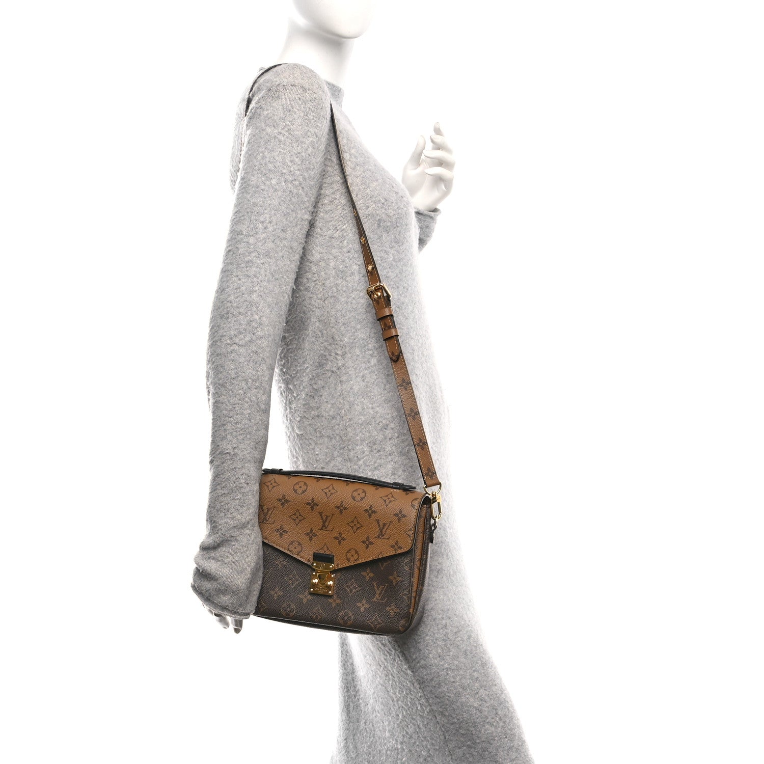 Louis Vuitton Reverse Monogram Pochette Metis 2 of 12