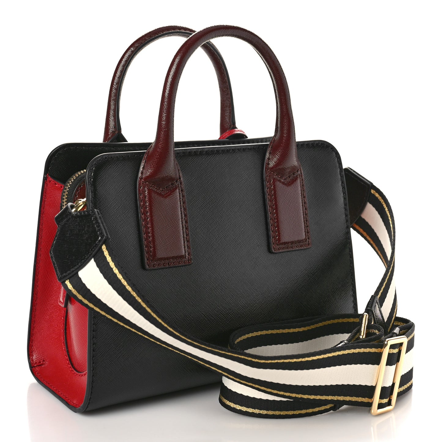 Saffiano Little Big Shot Tote Black Multicolor