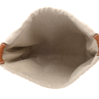 Hermes Canvas Barenia Fourbi 20 PM Pouch Naturel Fauve 5 of 11