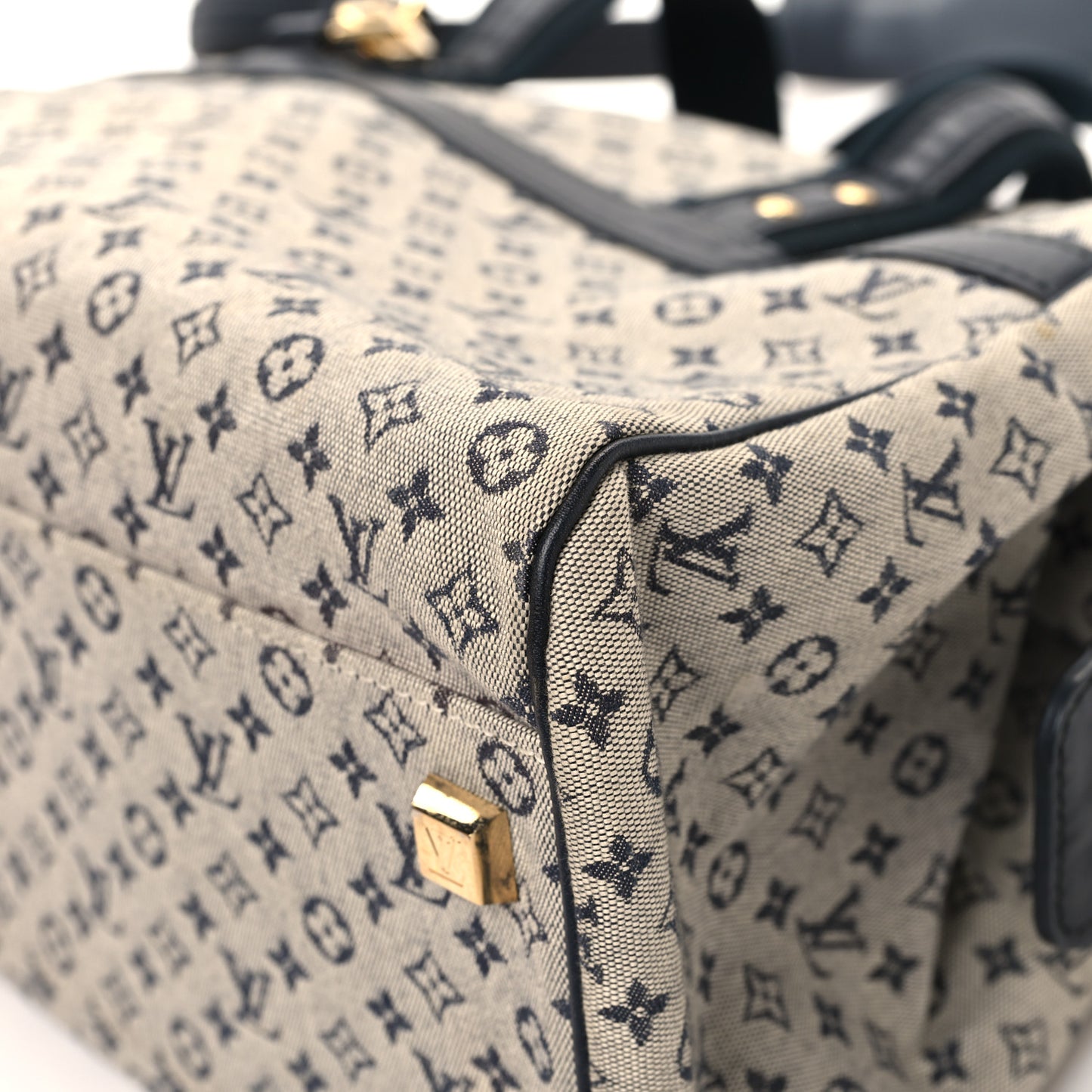 LOUIS VUITTON Mini Monogram Josephine GM Blue