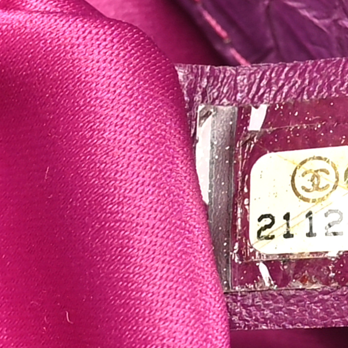 Chanel Elaphe Snakeskin Quilted Medium Easy Carry Flap Purple 7 of 11
