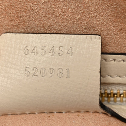 Gucci GG Supreme Monogram Small Horsebit 1955 Shoulder Bag Beige Mystic White 7 of 10