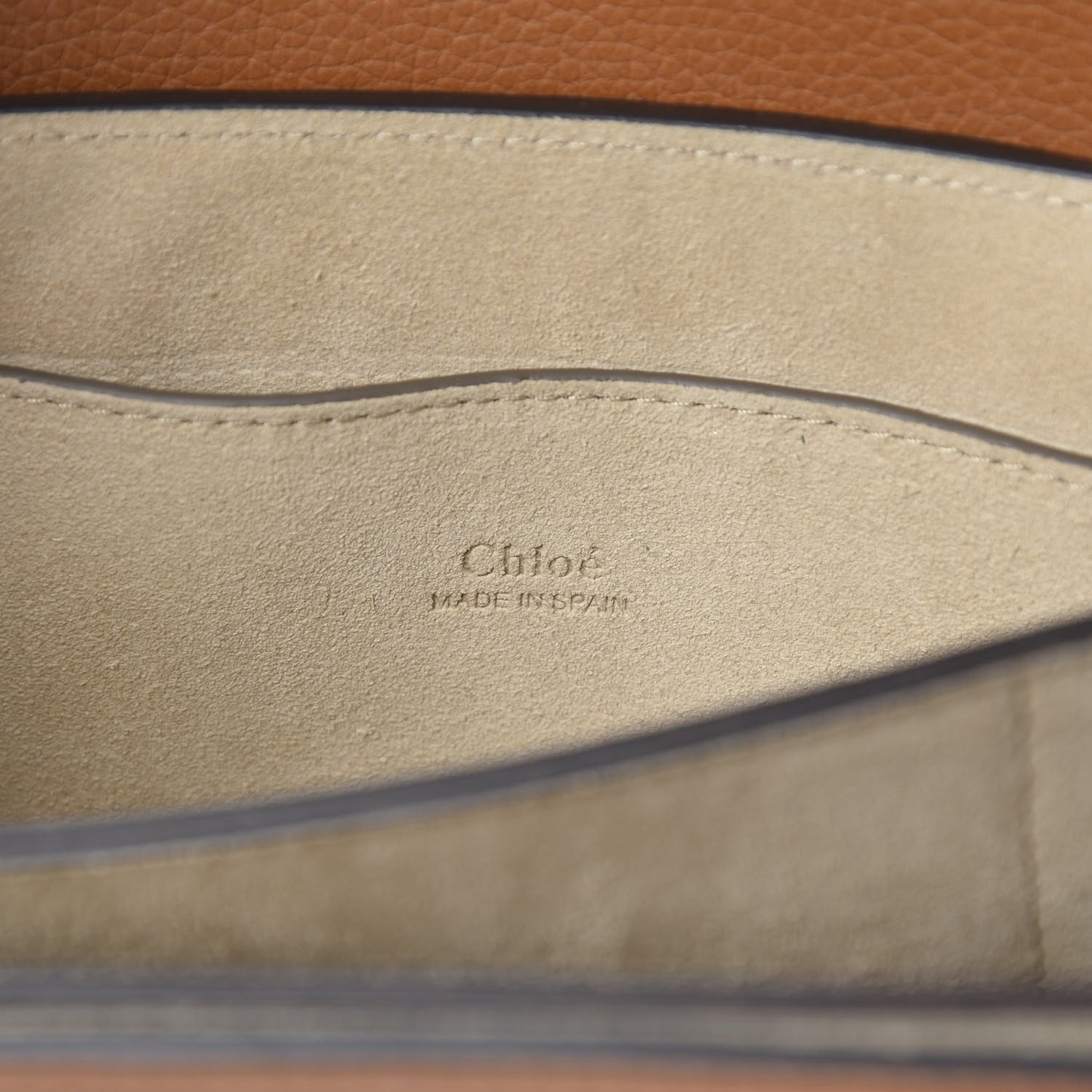Calfskin Small Faye Shoulder Bag Tobacco