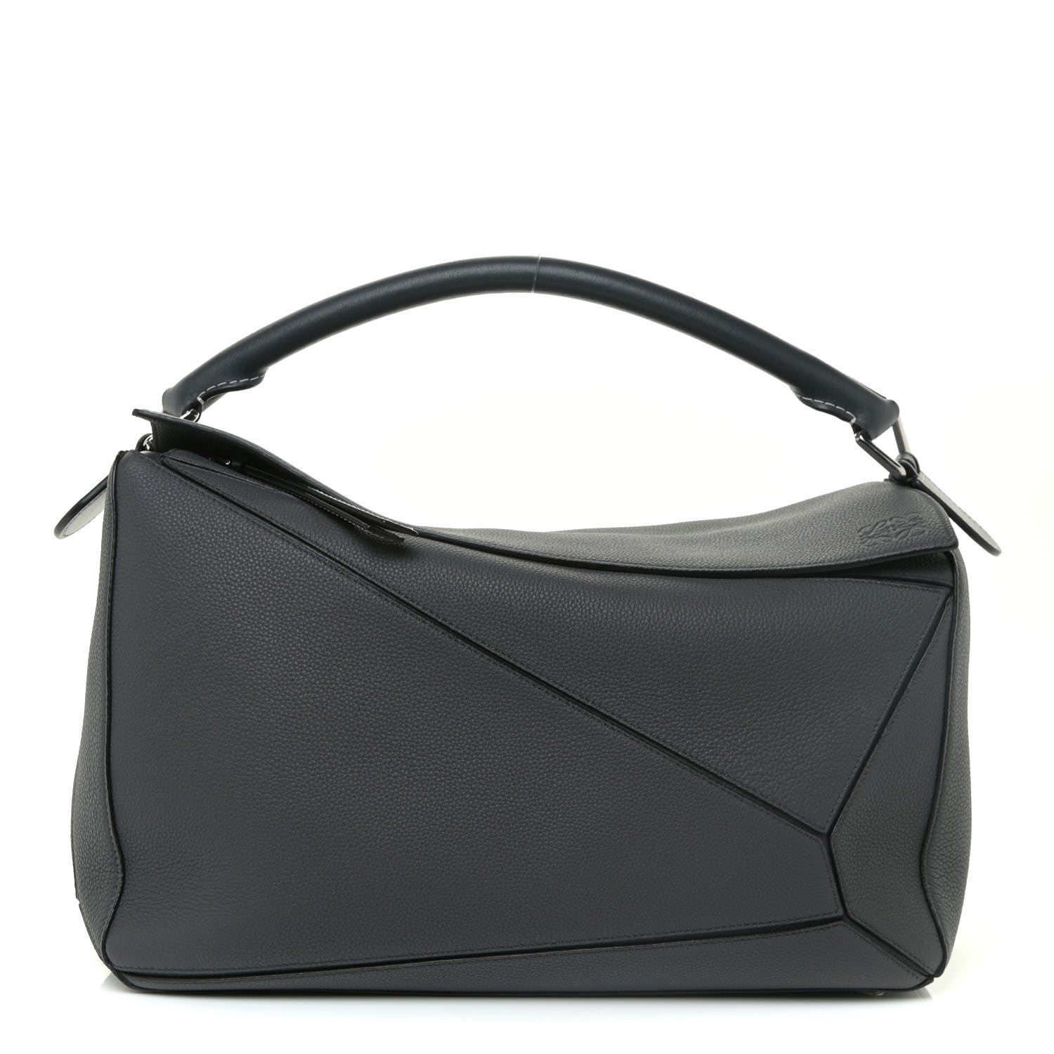 Loewe Calfskin Large Puzzle Bag Grey 1 of 11