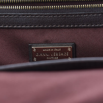 Versace Lambskin Couture Snap Out Of It Bag Brown Gold 6 of 18